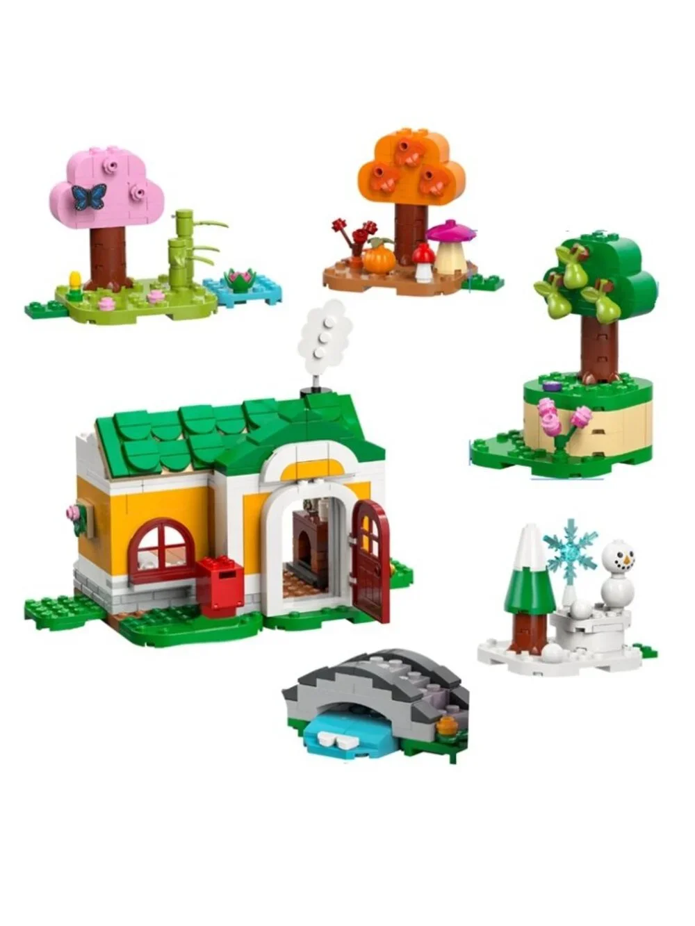 LEGO 77057 Animal Crossing Yellow Creative Houses Seasons *NO MINIFIGURES* NEW